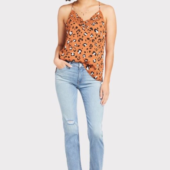 Allison Joy Leopard Strappy Cami - Picture 2 of 8